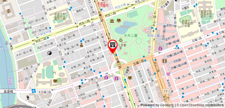 Bản đồ đến Khách sạn Royal Group Central Park Branch