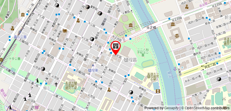 Bản đồ đến Khách sạn Chateau de Chine Kaohsiung