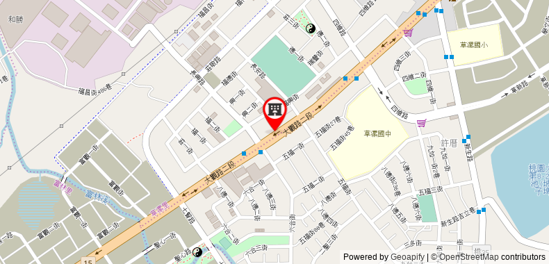 Bản đồ đến Taoyuan Airport Accommodation first choice
