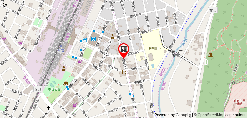 Bản đồ đến Khách sạn Kindness Hualien