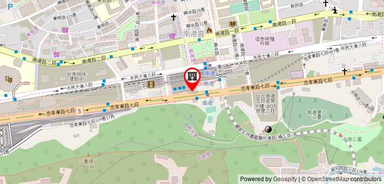 Bản đồ đến Courtyard Taipei