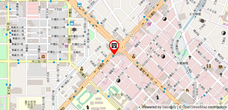 Mini West Hotel on maps