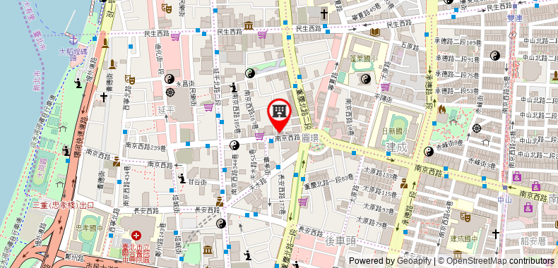 Bản đồ đến Khách sạn HUADA -Nanxi