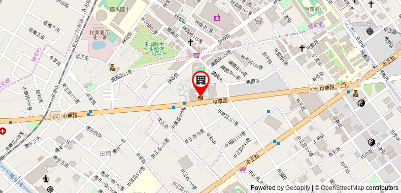 Bản đồ đến Khách sạn Hoya Resort Hualien