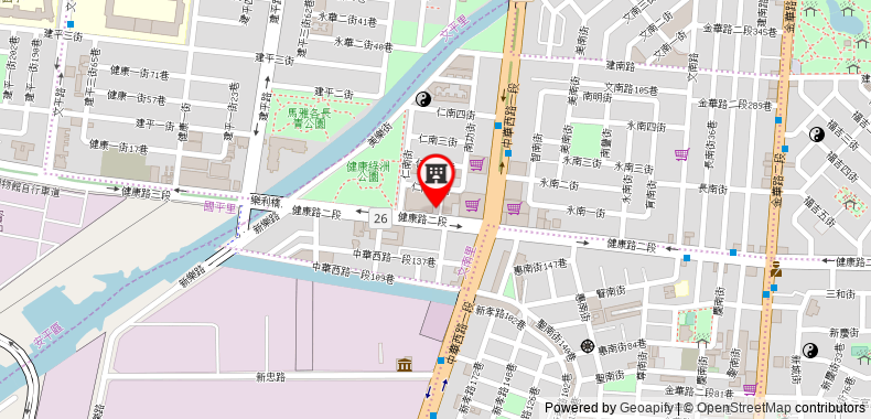 Bản đồ đến Khách sạn Young Soarlan Boutique – Flagship Tainan