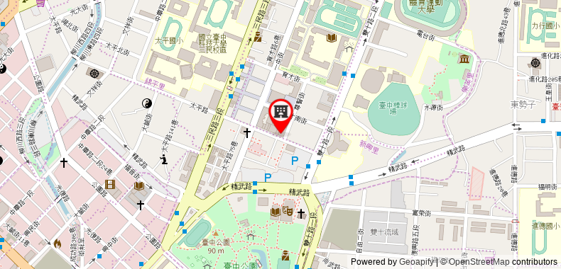 Talmud Hotel Yizhong on maps