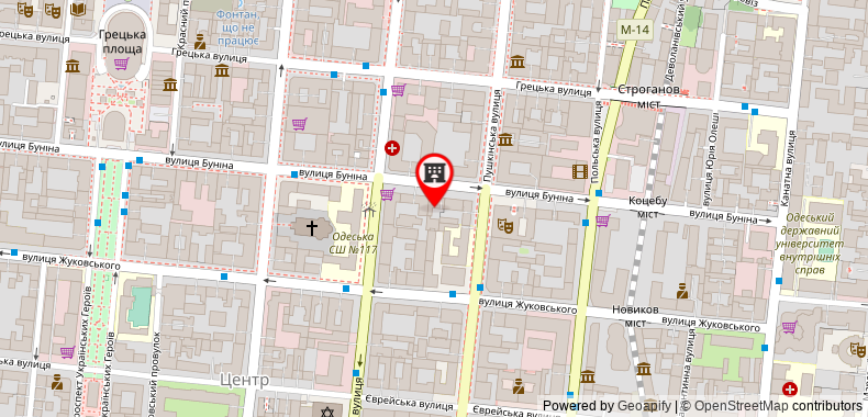 Ayvazovsky Hotel on maps