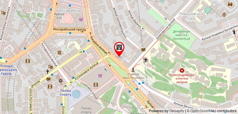 Partner Guest House Shevchenko on maps