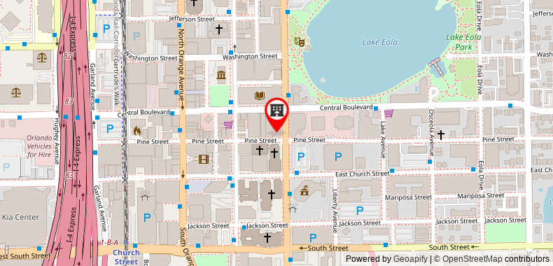 Bản đồ đến Embassy Suites by Hilton Orlando Downtown