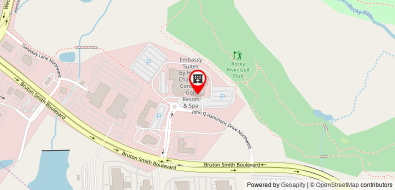 Embassy Suites by Hilton Charlotte Concord Golf Resort & Spa on maps
