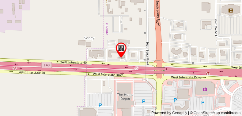 Homewood Suites by Hilton Amarillo on maps