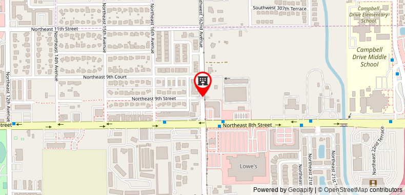 Hampton Inn & Suites Homestead Miami South on maps