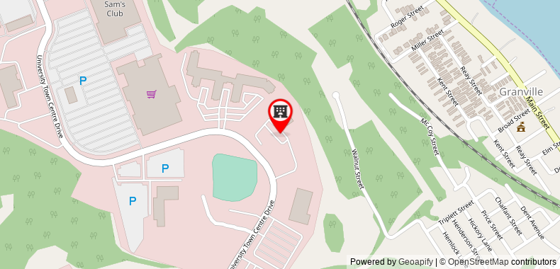 Courtyard by Marriott Morgantown on maps
