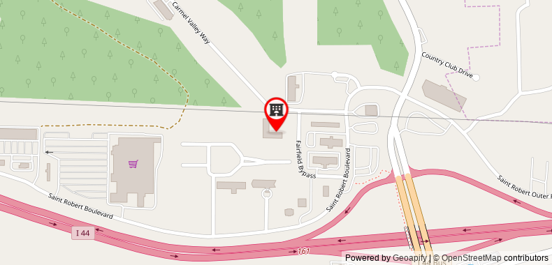 Candlewood Suites St. Robert on maps