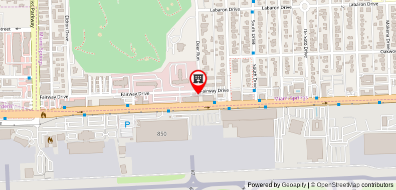 Clarion Inn & Suites Miami International Airport on maps