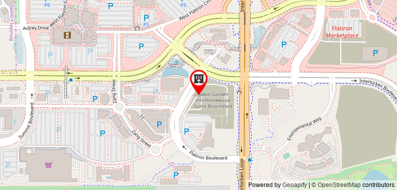 Bản đồ đến Homewood Suites by Hilton Broomfield Boulder