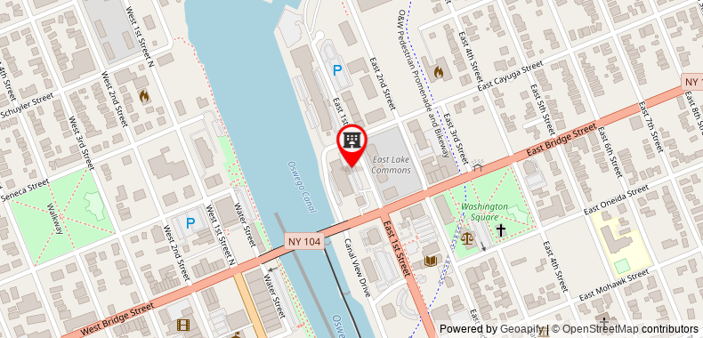 Bản đồ đến Khách sạn Clarion & Suites Riverfront