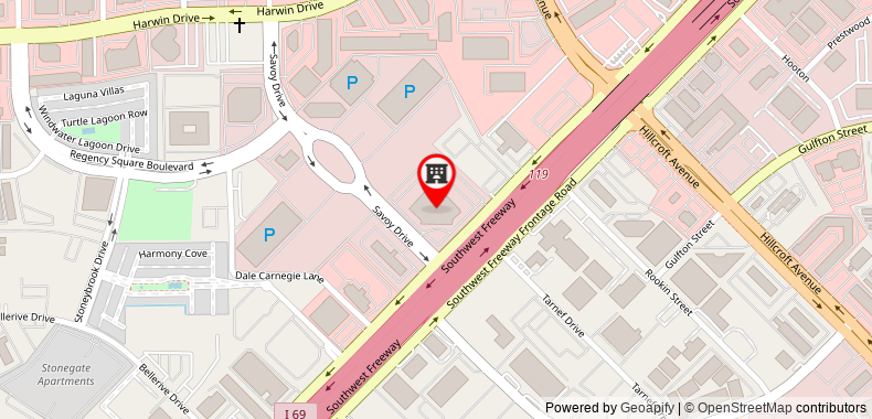 Hilton Houston Galleria Area on maps