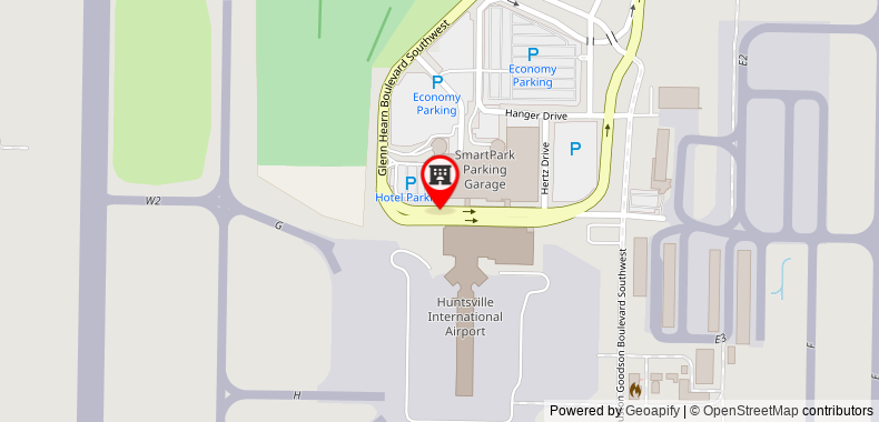 Bản đồ đến Four Points by Sheraton Huntsville Airport