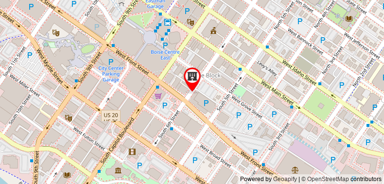 Home2 Suites by Hilton Boise Downtown on maps