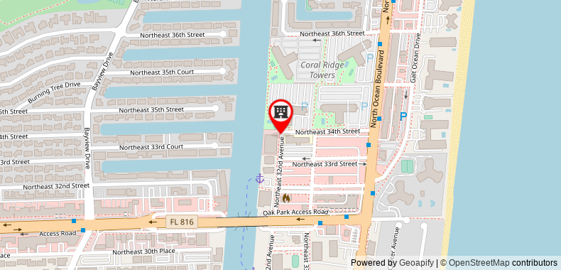 Bản đồ đến Residence Inn Fort Lauderdale Intracoastal/Il Lugano