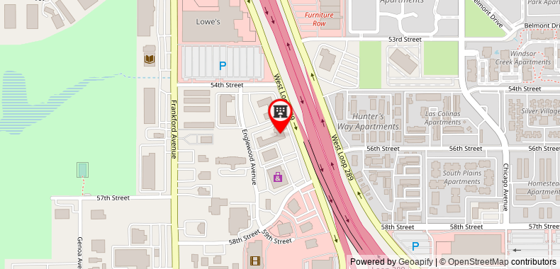 Homewood Suites by Hilton Lubbock on maps
