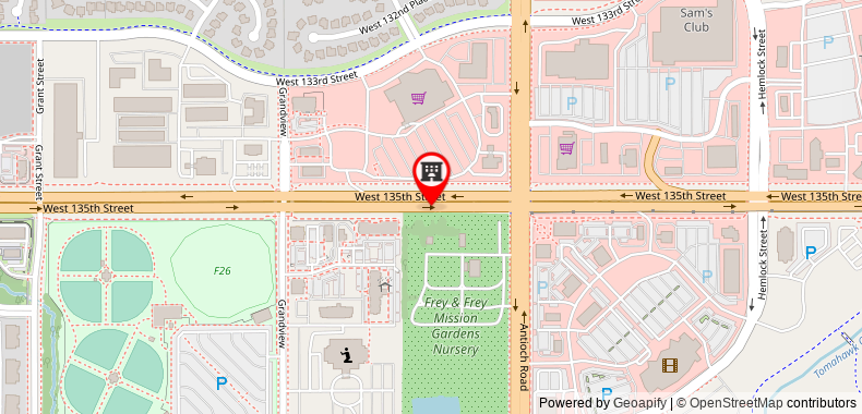 Candlewood Suites Overland Park on maps
