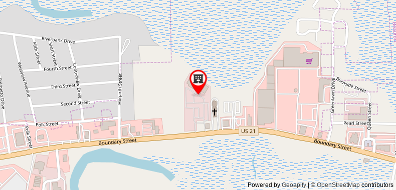 Holiday Inn Hotel & Suites Beaufort at Highway 21 on maps