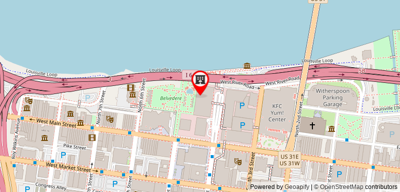 Galt House Hotel, A Trademark Collection Hotel on maps