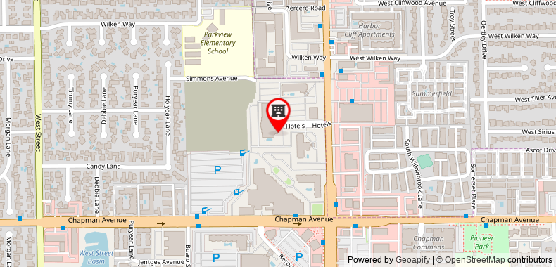 在地图上查看Embassy Suites by Hilton Anaheim South