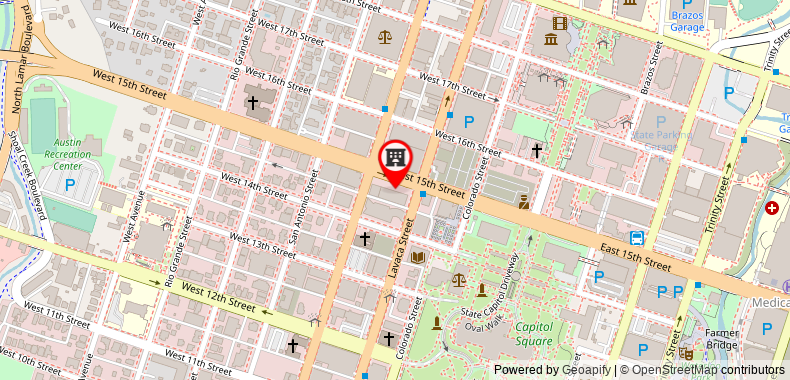 DoubleTree Suites by Hilton Hotel Austin on maps