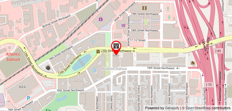 Bản đồ đến Embassy Suites by Hilton Atlanta Midtown