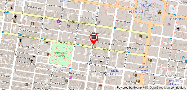 Bản đồ đến Khách sạn The Latham - Downtown