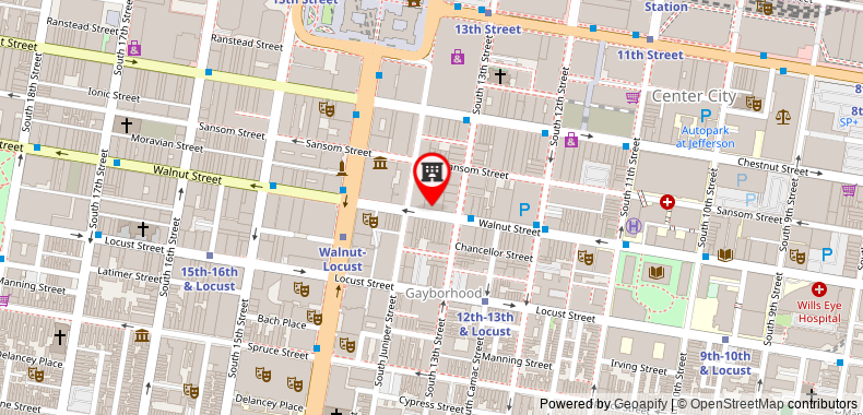 Holiday Inn Express Philadelphia-Midtown on maps