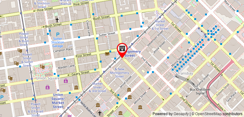 Palace Hotel, a Luxury Collection Hotel, San Francisco on maps