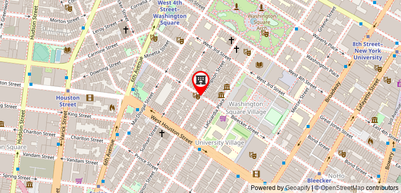 Bản đồ đến Beautiful 2BR Greenwich Village (8158)