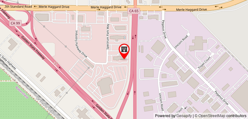 Fairfield Inn & Suites Bakersfield North/Airport on maps