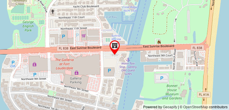 GALLERYone - DoubleTree Suites by Hilton Hotel on maps