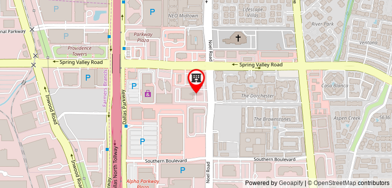 Bản đồ đến Embassy Suites by Hilton Dallas Near the Galleria