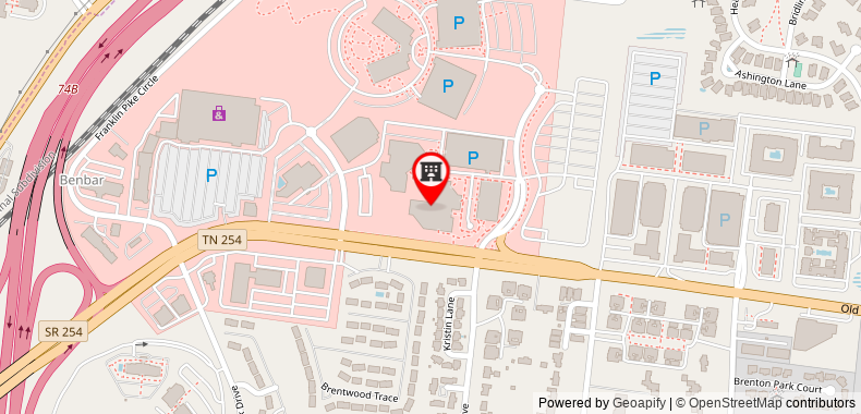 Four Points by Sheraton Nashville - Brentwood on maps
