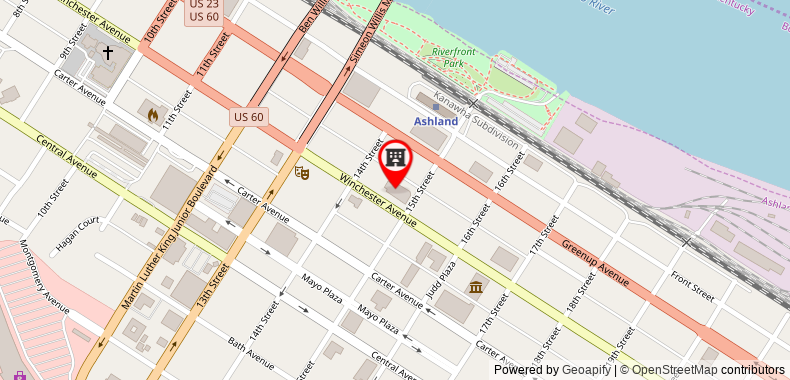 Delta Hotels by Marriott Ashland Downtown on maps
