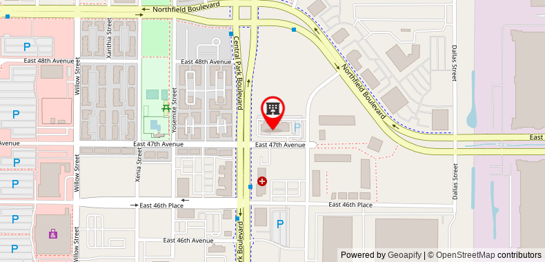 Bản đồ đến Home2 Suites by Hilton Denver Northfield