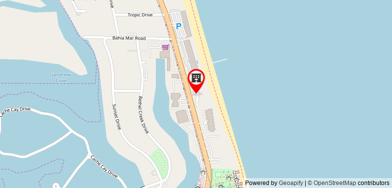Bản đồ đến Khách sạn Surf Club Vero Beach
