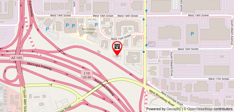 Bản đồ đến Red Roof PLUS+ Tempe - Phoenix Airport