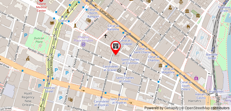 Bản đồ đến Hampton Inn New Orleans Downtown