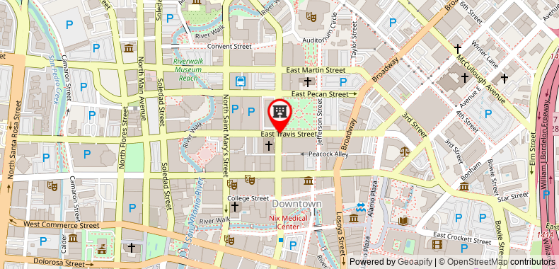 The St. Anthony, a Luxury Collection Hotel, San Antonio on maps