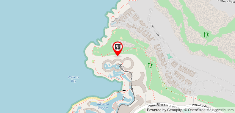 Hilton Waikoloa Village Hotel on maps