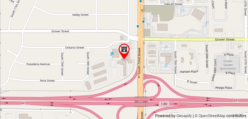 Bản đồ đến DoubleTree by Hilton Omaha Southwest