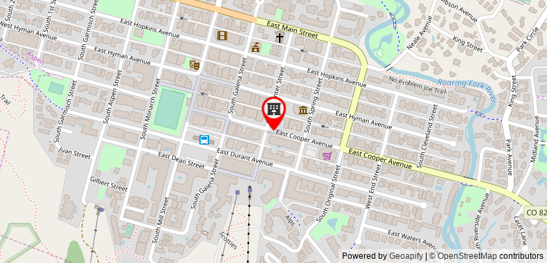 Bản đồ đến Khách sạn Aspen Square Condominium