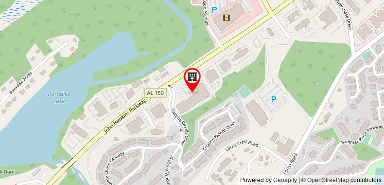 Bản đồ đến Embassy Suites by Hilton Birmingham Hoover
